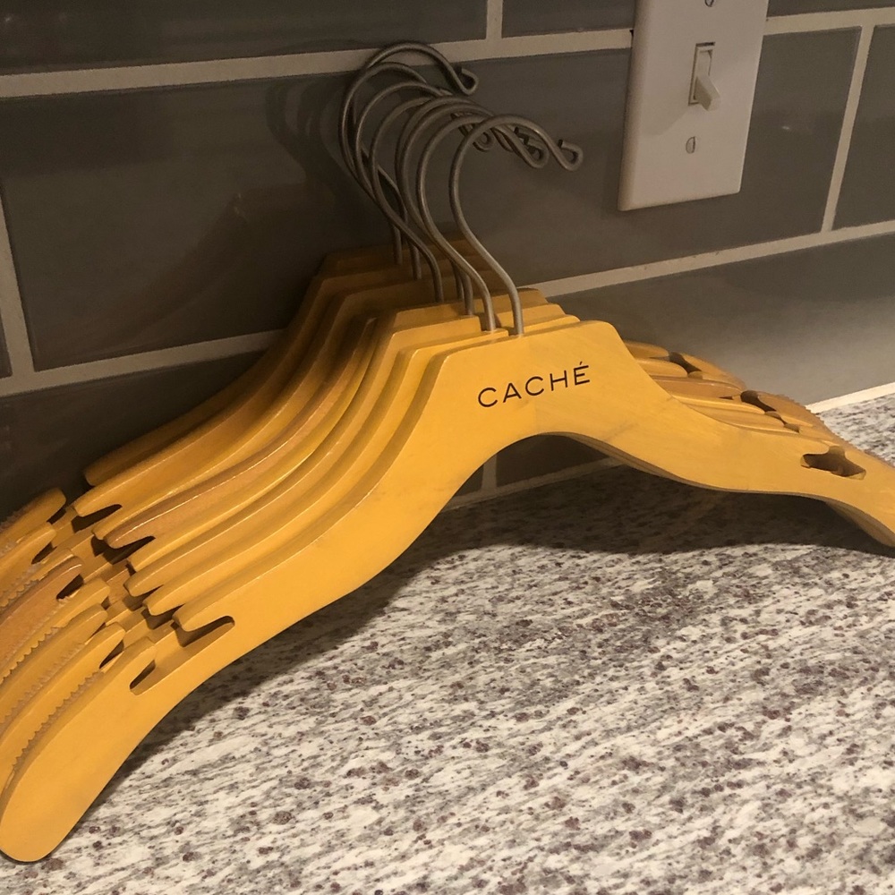 Cache genuine wood hangers